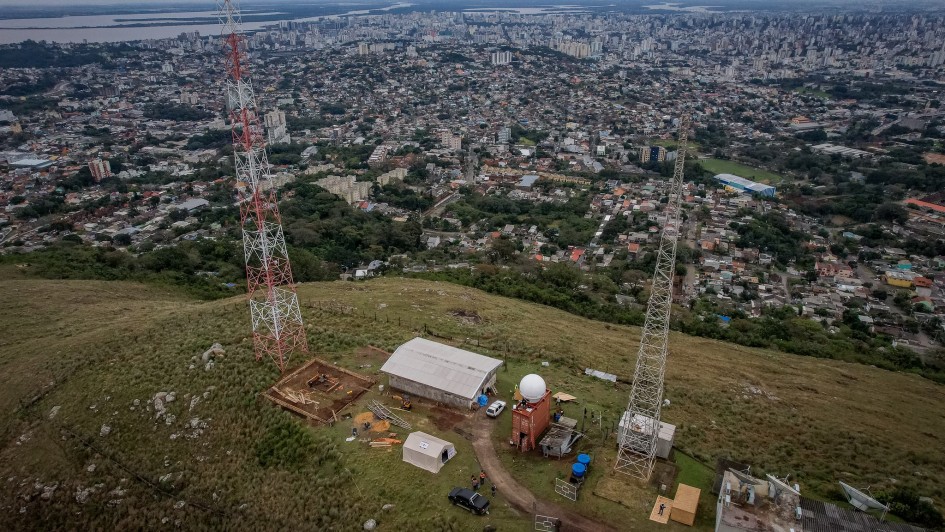 Conclusão da instalação do radar meteorológico